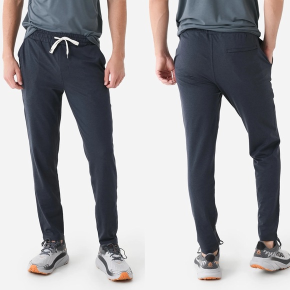 Vuori Men's Ponto Performance Pant In Midnight Heather Size Small